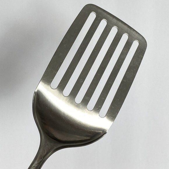 Farberware Kitchen Slotted Spatula Stainless Steel Black Ring Top Grill Flip - Picture 5 of 8